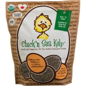 Treats for Chickens Cluck'n Sea Kelp Poultry Treats, 6-lb bag