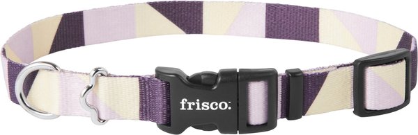 Frisco Purple Colorblock Dog Collar, LG - Neck: 18 – 26-in, Width: 1-in slide 1 of 5