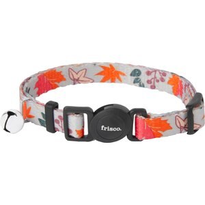 Frisco Mountain Leaves Cat Collar, 8-12 Inches, 3/8-in wide