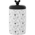 Disney Mickey Lines Ceramic Treat Jar, 3.75 Cups
