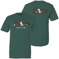 Teddy the Dog Dogs Rule Classic T-Shirt, Emerald, Large