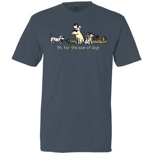 Teddy the Dog Oh, For The Love Of Dog! Classic T-Shirt, Denim, Medium