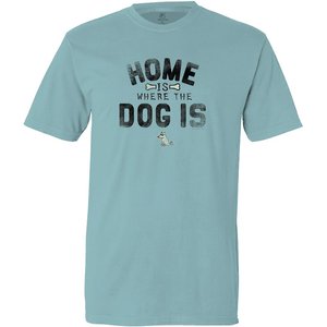 Teddy the Dog Home is Where the Dog Is Classic T-Shirt, Ice Blue, Small