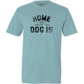 Teddy the Dog Home is Where the Dog Is Classic T-Shirt, Ice Blue, Large