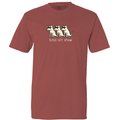 Teddy the Dog Total Sit Show Classic T-Shirt, Crimson, Small
