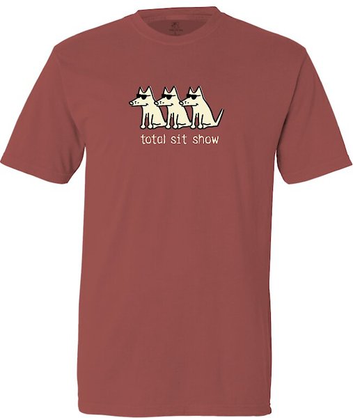 Teddy the Dog Total Sit Show Classic T-Shirt, Crimson, X-Large slide 1 of 2