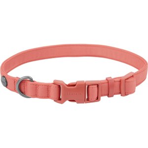 Frisco Monochromatic Dog Collar, Faded Rose, SM - Neck: 10-14-in, Width: 5/8-in