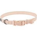 Frisco Monochromatic Dog Collar, French Vanilla ( Soft Beige Pink), SM - Neck: 10-14-in, Width: 5/8-in