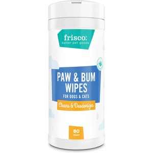 Dog Wipes Deodorizing Hypoallergenic Pet Wipes for Dogs & Cats 100% Fragrance Free Natural & Antibacterial Pet Grooming Wipes for Cleaning Faces Bums Eyes Ears Paws Teeth 