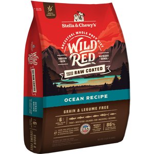 Stella & Chewy's Wild Red Raw Coated Kibble Grain-Free Ocean Recipe Dry Dog Food, 21-lb bag