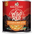 Stella & Chewy's Wild Red Grain-Free Chicken & Beef Stew Wet Dog Food, 10-oz can, case of 6