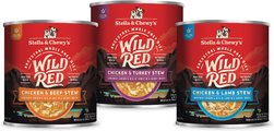 Stella & Chewy's Wild Red Variety Pack Grain-Free Wet Dog Food, 10-oz can, case of 3