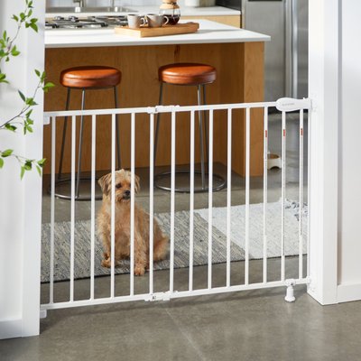 Summer Top of Stairs Simple to Secure Metal Dog Gate, slide 1 of 1