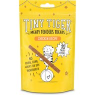 Tiny Tiger Meaty Tenders Sticks Cat Treats, Chicken Recipe, 10 count