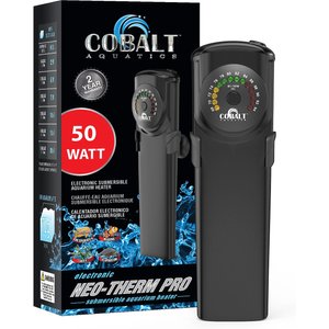 Cobalt Aquatics Electronic Neo-Therm Pro Submersible Aquarium Heater, 50-Watt