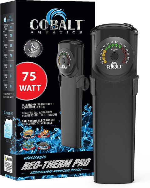 Cobalt Aquatics Electronic Neo-Therm Pro Submersible Aquarium Heater, 75-Watt slide 1 of 7