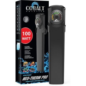 Cobalt Aquatics Electronic Neo-Therm Pro Submersible Aquarium Heater, 100-Watt