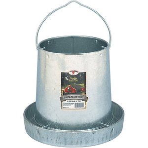 Little Giant Hanging Metal Poultry Feeder, 12-lb