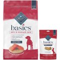 Blue Buffalo Basics Limited Ingredient Formula Salmon & Potato Recipe Adult Dry Food + Biscuits Salmon & Potato Dog Treats