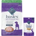 Blue Buffalo Basics Limited Ingredient Grain-Free Formula Turkey & Potato Recipe Adult Dry Food + Biscuits Turkey & Potato Dog Treats