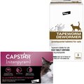 Capstar Flea Oral Treatment, 2-25 lbs + Bayer Tapeworm Cat De-Wormer