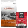 Diamond Naturals Chicken & Rice Formula All Life Stages Dry Food + American Journey Beef Recipe Grain-Free Soft & Chewy Training Bits Dog Treats
