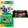 Dog Chow Complete Adult with Real Chicken Dry Food + High Protein Chicken & Beef in Savory Gravy Canned Dog Food