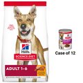 Hill's Science Diet Adult Chicken & Barley Recipe Dry Food + Savory Stew with Beef & Vegetables Canned Dog Food