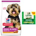 Hill's Science Diet Adult Small Paws Chicken Meal & Rice Recipe Dry Food + Greenies Teenie Dental Dog Treats