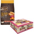 Merrick Real Chicken + Sweet Potato Recipe Grain-Free Adult Dry Food + Lil'Plates Mini Medley Wet Dog Food Variety Pack