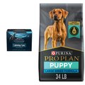Purina Pro Plan Puppy Large Breed Chicken & Rice Formula Dry Food + Purina Pro Plan Veterinary Diets Calming Care Dog Supplement