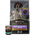 Purina Pro Plan Sport All Life Stages Performance 30/20 Chicken & Rice Formula Dry Food + Focus Puppy Classic Chicken & Rice Entree Canned Dog Food