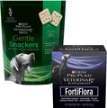 Bundle: Purina Pro Plan Veterinary Diets Gentle Snackers Hydrolyzed Treats + FortiFlora Probiotic Gastrointestinal Support Dog Supplemen...