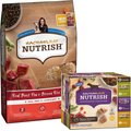 Rachael Ray Nutrish Natural Beef, Pea, & Brown Rice Recipe Dry Food + Natural Hearty Recipes Wet Dog Food