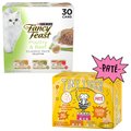 Tiny Tiger Pate Beef & Poultry Recipes Grain-Free Canned Food + Fancy Feast Classic Poultry & Beef Feast Canned Cat Food