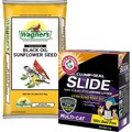 Wagner's Four Season 100% Black Oil Sunflower Seed Wild Bird Food + Arm & Hammer Litter Slide Multi-Cat Scented Clumping Clay Cat Litter