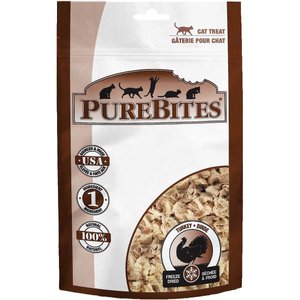 PureBites Turkey Breast Freeze-Dried Raw Cat Treats, 0.49-oz bag, bundle of 2