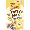 Friskies Party Mix Natural Yums With Real Chicken Cat Treats, 2.1-oz bag, bundle of 4
