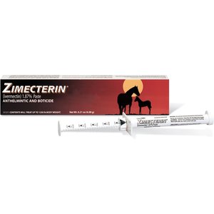 Zimecterin (Ivermectin) Oral Paste Horse Dewormer, .21-oz syringe, 10 count