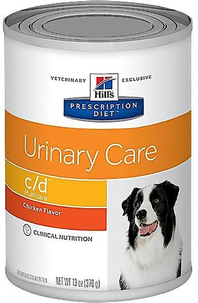 Hill's Prescription Diet c/d Multicare Urinary Care Chicken Flavor Canned Dog Food, 13-oz, case of 12, bundle of 2 slide 1 of 11