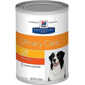 Hill's Prescription Diet c/d Multicare Urinary Care Chicken Flavor Canned Dog Food, 13-oz, case of 12, bundle of 2