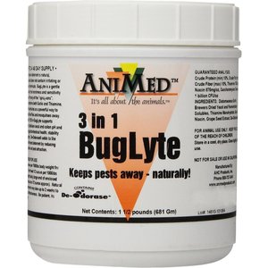 AniMed 3in1 BugLyte Horse Supplement, 1.5-lb tub, bundle of 2
