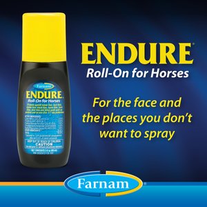 Farnam Endure Horse Roll-On Fly Repellent, 3-oz bottle, bundle of 3