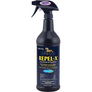 Farnam Repel-X Horse Insecticide & Repellent, 32-oz bottle, bundle of 4