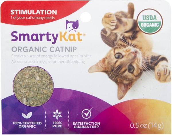 SmartyKat Catnip, 0.5-oz pack, bundle of 6 slide 1 of 3