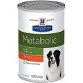 Hill's Prescription Diet Metabolic Weight Management Chicken Flavor Canned Dog Food, 13-oz, case of 12