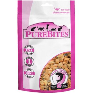 PureBites Salmon Freeze-Dried Raw Cat Treats, 0.49-oz bag, bundle of 2