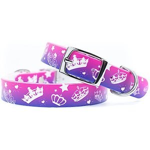 C4 Bling Crowns Waterproof Hypoallergenic Dog Collar, Small