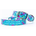 C4 Wildflowers Waterproof Hypoallergenic Personalized Dog Collar, Small