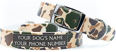 C4 Brigadier Camo Waterproof Hypoallergenic Personalized Dog Collar, slide 1 of 1